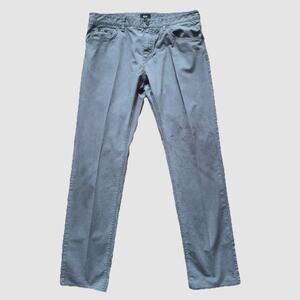 Hugo Boss Maine-10 Regular Fit Grey Micro-Pattern Stretch Pants Mens 36x34